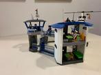 Playmobil Politie Bureau Set + Auto en Helicopter, Ophalen of Verzenden, Zo goed als nieuw, Complete set