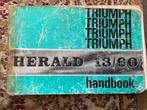 Triumph herald originele handbook, Ophalen of Verzenden