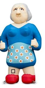 Jumpa huren blikvanger opblaasfiguur geboorte Sarah Abraham, Ophalen, Zo goed als nieuw, Abraham of Sarah