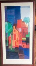 Ton Schulten Replica - Voorjaarsbomen 40x80 cm, Ophalen of Verzenden