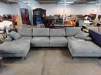 Montel U-bank stof voor  250! 400cm breed!, Ophalen, Gebruikt, 75 tot 100 cm, Stof