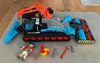 Sneeuwschuiver playmobile met gereedschap, poppetje en kraan, Ophalen of Verzenden, Zo goed als nieuw