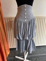 Vintage 80s Ballonrok, Maat 38/40 (M), Blauw, Ophalen of Verzenden, Gedragen