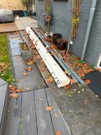 Luxe zonnescherm sunscreen zonneluifel luifel elektrisch, Ophalen, Gebruikt