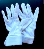 Wedstrijdkleding - handschoenen paardrijden wit - maat M, Dieren en Toebehoren, Paardrijkleding, Ophalen of Verzenden, Zo goed als nieuw