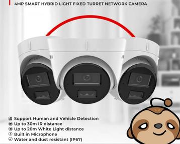 Hikvision Smart Hybrid Light, PoE,SD slot, Slimme detectie beschikbaar voor biedingen