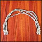 TRIPLE MINI maat D+/E   z.g.a.n.  Buddha to Buddha armband, Ophalen of Verzenden, Zo goed als nieuw, Zilver, Zilver