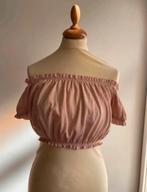 Top on- of off shoulder maat xs, Kleding | Dames, Tops, Ophalen of Verzenden, Zo goed als nieuw, Korte mouw, Roze