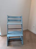 Stokke Tripp Trapp kinderstoel blauw, Kinderen en Baby's, Kinderstoelen, Ophalen, Gebruikt, Meegroeistoel
