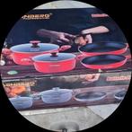 Mooie bak en braadpannen, Inductieplaat, Nieuw, Ophalen of Verzenden, Rvs