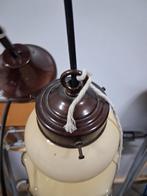 Vintage Brocante Hanglamp, Huis en Inrichting, Lampen | Hanglampen, Ophalen of Verzenden