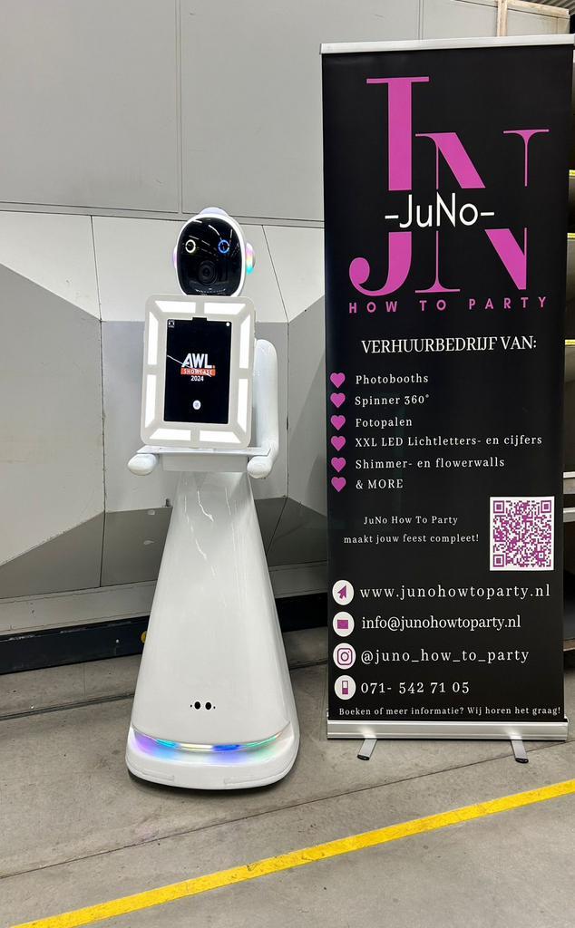 Te koop en te huur Robot Photobooth, Hobby en Vrije tijd, Feestartikelen | Verhuur, Nieuw, Overige, Ophalen