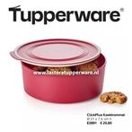 Nieuw! Tupperware Koektrommel ClickPlus rode trommel rood, Nieuw, Ophalen of Verzenden