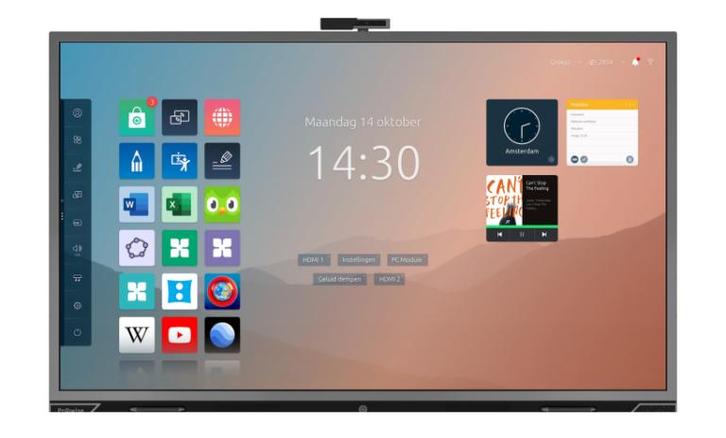 Prowise PWT 65 inch UHD touchscreen digibord, Audio, Tv en Foto, Professionele Audio-, Tv- en Video-apparatuur, Gebruikt, Tv en Weergevers