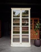 Brocante Vitrinekast | Sleetse franse Buffetkast | #2150, Huis en Inrichting, Kasten | Vitrinekasten, 100 tot 150 cm, 200 cm of meer