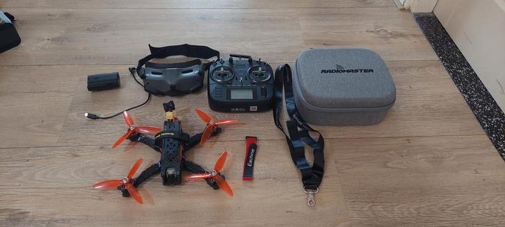 FPV Drone Set - DJI Goggles 2, 5 inch, Radiomaster Boxer, Hobby en Vrije tijd, Modelbouw | Radiografisch | Helikopters en Quadcopters