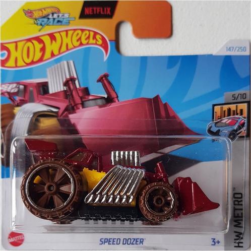 2024 Hot Wheels Speed Dozer Let's Race Netflix, Kinderen en Baby's, Speelgoed | Speelgoedvoertuigen, Nieuw, Ophalen of Verzenden