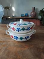Vintage Boerenbont Schalen Set, Huis en Inrichting, Gebruikt, Ophalen of Verzenden, Schaal of Schalen, Boerenbont