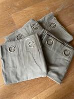 4 Kant en klare gordijnen met ringen, Huis en Inrichting, Stoffering | Gordijnen en Lamellen, 100 tot 150 cm, 200 cm of meer, Ophalen of Verzenden