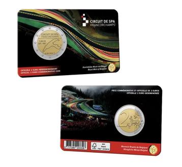 2 euro Belgie 2025 - Spa-Francorchamps (BU in NL coincard) beschikbaar voor biedingen