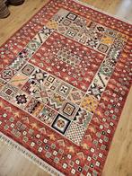 Handgeknoopt oosters tapijt loribaf 193x149, Huis en Inrichting, Stoffering | Tapijten en Kleden, Info@SlatsAntiek.nl, Crème, 100 tot 150 cm
