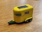Matchbox Pony Trailer GEEL, Hobby en Vrije tijd, Ophalen of Verzenden, Zo goed als nieuw