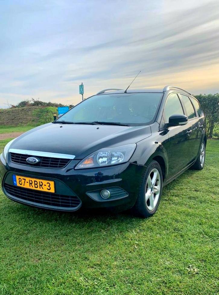 Ford Focus 1.6 16V 100PK 2011 Zwart, Auto's, Ford, Particulier, Focus, Benzine, B, Stationwagon, Handgeschakeld, Origineel Nederlands