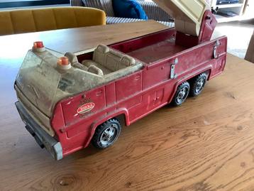 Grote TONKA Brandweerwagen - Vintage Speelgoed beschikbaar voor biedingen