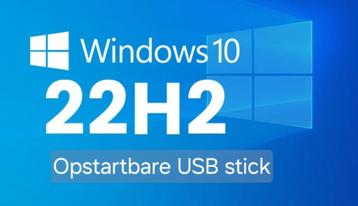 Windows 10 Home/Pro op nieuwe opstartbare USB stick van 16GB beschikbaar voor biedingen