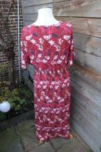 Jurk roze/rood/zwart Didi mt 42 Maxi dress, Maat 42/44 (L), Onder de knie, Didi, Zo goed als nieuw