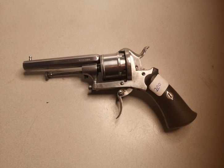 Oude Penvuur Revolver 7mm, Antiek en Kunst, Antiek | Overige Antiek, Ophalen