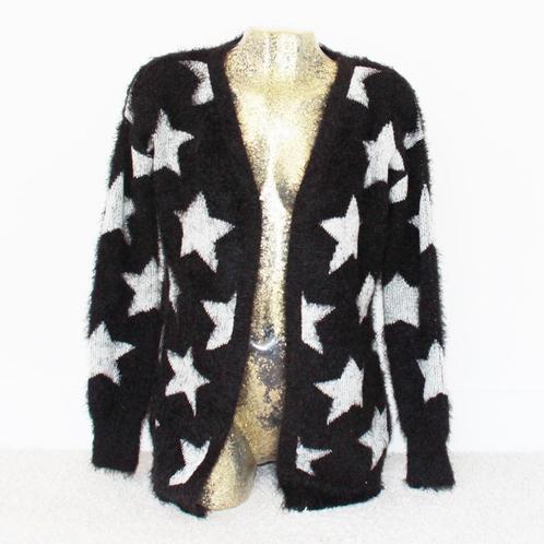 Prachtig Fashion Line Vest (M) - 461, Kleding | Dames, Truien en Vesten, Zo goed als nieuw, Maat 38/40 (M), Zwart, Ophalen of Verzenden