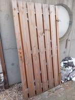 houten poortdeur, Ophalen, Gebruikt, 100 tot 150 cm, Draaipoort