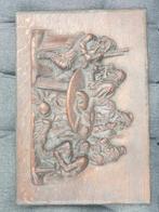 Oud eiken beeld paneel 40 x 25 ongeveer, Ophalen of Verzenden