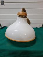 Hanglamp hout witte kap uittrekbaar, Huis en Inrichting, Lampen | Hanglampen, Ophalen of Verzenden