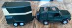 Landrover speelgoed auto met paardentrailer, Hobby en Vrije tijd, Modelauto's | 1:24, Ophalen of Verzenden, Zo goed als nieuw