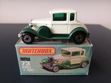 Lesney Matchbox Superfast #73 Model A Ford in doosje  beschikbaar voor biedingen