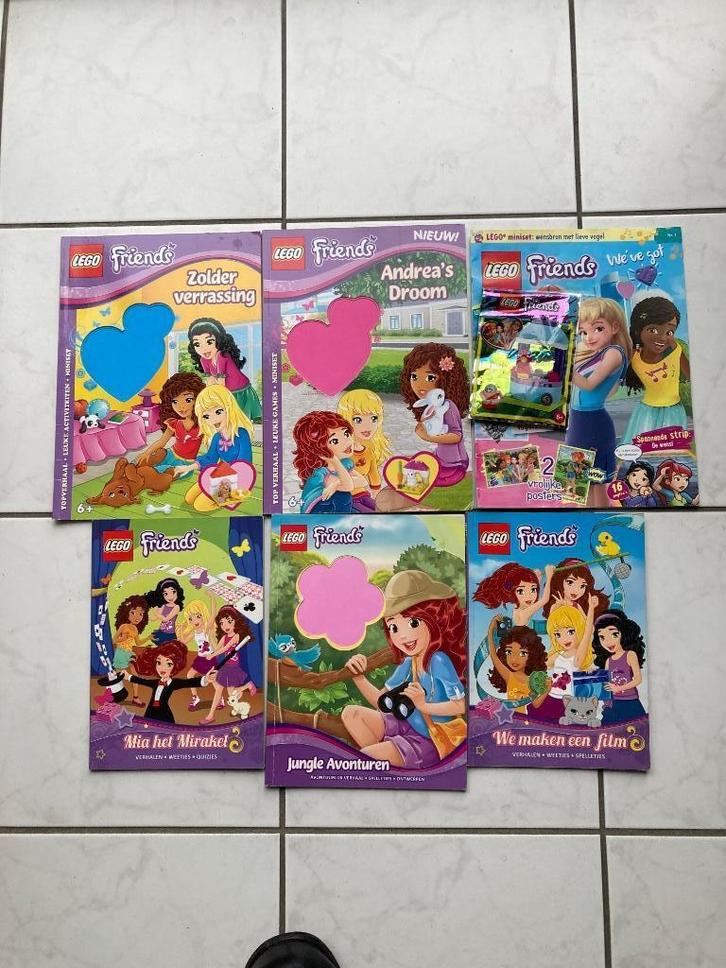 Lego Friends 6 boekjes, Wensbron, Andreas vogel, avonturen, Kinderen en Baby's, Speelgoed | Duplo en Lego, Zo goed als nieuw, Lego