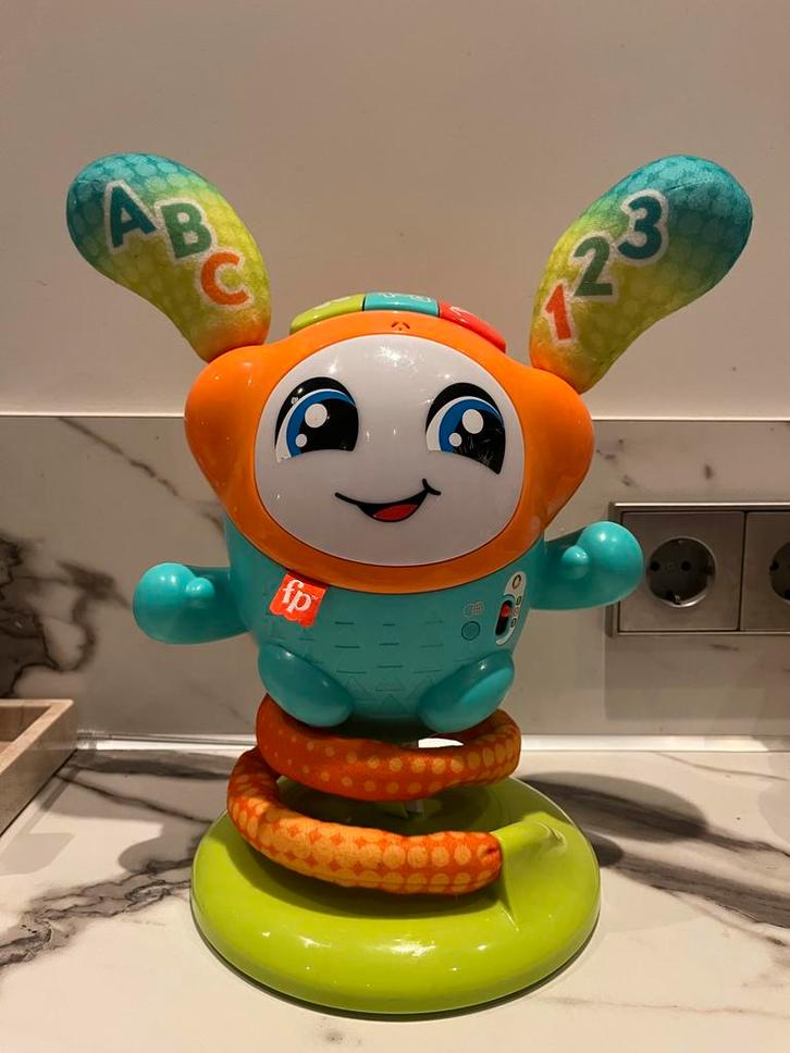 Fischer Price DJ Bouncing Beats, Kinderen en Baby's, Speelgoed | Babyspeelgoed, Zo goed als nieuw, Overige typen, Met licht, Ophalen