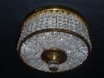 Antieke plafonniere van strengen kristallen kralen, Antiek en Kunst, Antiek | Lampen, Ophalen