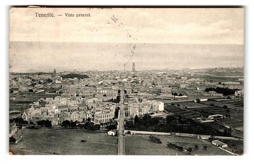 Vista general, Tenerife, Verzamelen, Ansichtkaarten | Buitenland, Gelopen, Spanje, Voor 1920, Verzenden