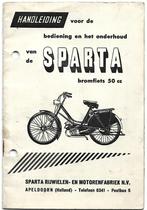Sparta 50 cc model 1954 handleiding (7374z) bromfiets, Fietsen en Brommers, Ophalen of Verzenden, Gebruikt