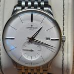 Schitterende Junghans Meister Mega Europaklok, Ophalen of Verzenden, Zo goed als nieuw, Leer, Overige merken