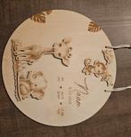 Geboortebord met naam en geboortegegevens, Kinderen en Baby's, Ophalen of Verzenden, Nieuw, Geboortebord