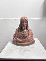 Antiek Jezus Borstbeeld - Gesigneerd, Antiek en Kunst, Ophalen of Verzenden
