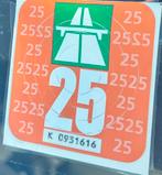 Vignet Zwitserland  - Sticker is er NIET afgeweest, incl bon, Tickets en Kaartjes