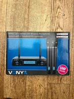 Vonyx WM62 Draadloze Microfoons - UHF Systeem, Ophalen of Verzenden, Nieuw, Zangmicrofoon, Draadloos