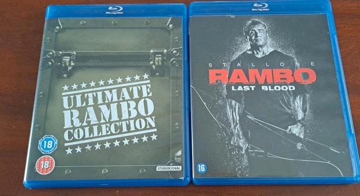 Rambo collectie 1tot 5, Cd's en Dvd's, Blu-ray, Zo goed als nieuw, Actie, Ophalen