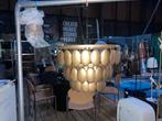 Moondust hanglamp met metalen schijfjes, Huis en Inrichting, Lampen | Hanglampen, Ophalen, Zo goed als nieuw, Minder dan 50 cm