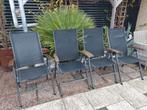 4 hartman verstelbare tuinstoelen, Ophalen, Gebruikt, Kunststof